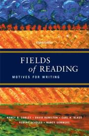 Cover of: Fields of Reading: Motives for Writing