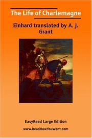 Cover of: The Life of Charlemagne [EasyRead Large Edition]