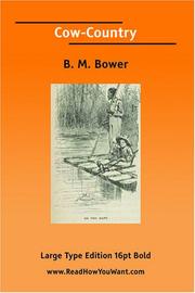 Cover of: Cow-Country | B. M. Bower