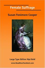 Cover of: Female Suffrage