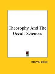 Cover of: Theosophy And The Occult Sciences