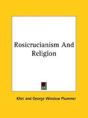 Cover of: Rosicrucianism And Religion