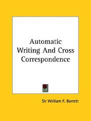 Cover of: Automatic Writing And Cross Correspondence
