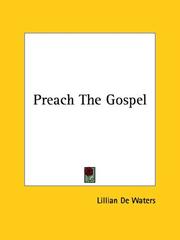 Cover of: Preach The Gospel