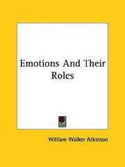 Cover of: Emotions And Their Roles