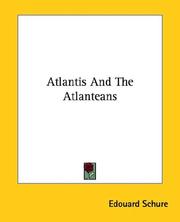Cover of: Atlantis And The Atlanteans