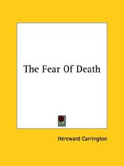 Cover of: The Fear of Death