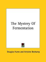 Cover of: The Mystery of Fermentation