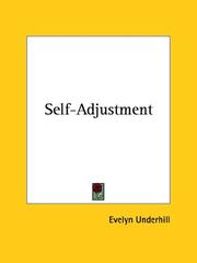 Cover of: Self-adjustment