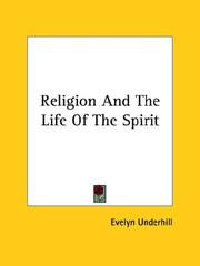 Cover of: Religion And The Life Of The Spirit