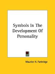 Cover of: Symbols In The Development Of Personality