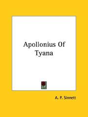Cover of: Apollonius of Tyana by Alfred Percy Sinnett