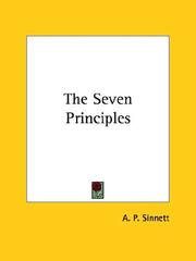 Cover of: The Seven Principles by Alfred Percy Sinnett