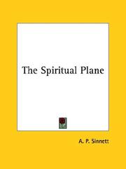 Cover of: The Spiritual Plane by Alfred Percy Sinnett