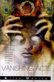 Cover of: Vanishing Acts: A Science Fiction Anthology