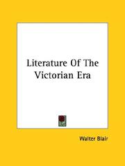 Cover of: Literature Of The Victorian Era