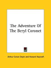 Cover of: The Adventure of the Beryl Coronet
