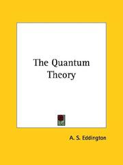 Cover of: The Quantum Theory