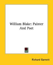 Cover of: William Blake | Richard Garnett