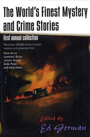 Cover of: The World's Finest Mystery and Crime Stories: 1 by Edward Gorman