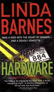 Cover of: Hardware (Carlotta Carlyle)