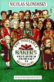 Cover of: The portable Baker's biographical dictionary of musicians