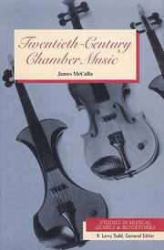 Cover of: Twentieth-century chamber music