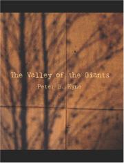Cover of: The Valley of the Giants (Large Print Edition) | Peter B. Kyne