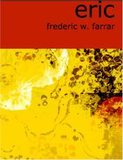 Cover of: Eric (Large Print Edition) | Frederic William Farrar