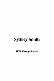 Cover of: Sydney Smith by George William Erskine Russell