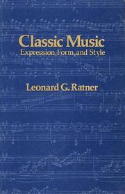 Classic music by Leonard G. Ratner