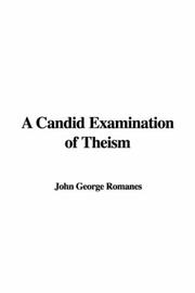 Cover of: A Candid Examination of Theism