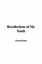 Cover of: Recollections of My Youth by Ernest Renan
