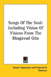 Cover of: Songs of the Soul by Yogananda Paramahansa