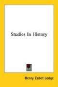 Cover of: Studies In History