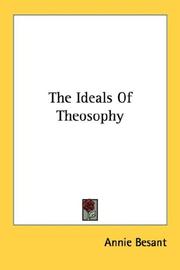 Cover of: The Ideals Of Theosophy