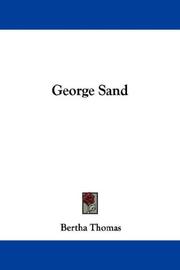 George Sand by Bertha Thomas