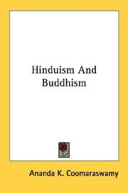 Cover of: Hinduism And Buddhism by Ananda Coomaraswamy