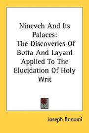 Nineveh and its palaces by Joseph Bonomi