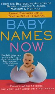 Cover of: Baby Names Now by Linda Rosenkrantz