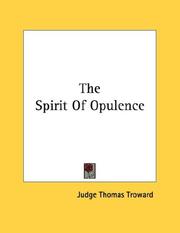 Cover of: The Spirit Of Opulence