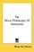 Cover of: The Moral Philosophy Of Santayana