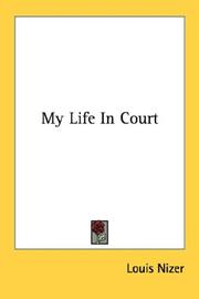 Cover of: My life in court