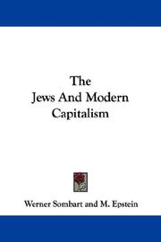 Cover of: The Jews And Modern Capitalism