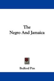 Cover of: The Negro And Jamaica