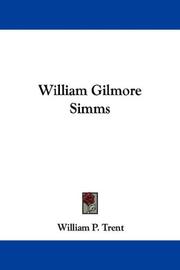 Cover of: William Gilmore Simms