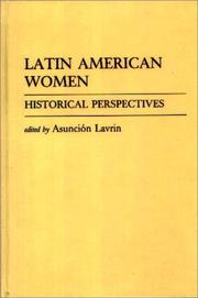 Cover of: Latin American women: historical perspectives