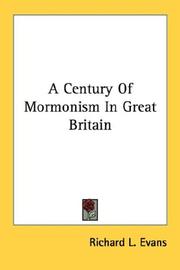 Cover of: A Century Of Mormonism In Great Britain
