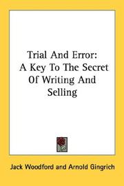 Trial and error by Jack Woodford