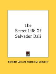 Cover of: The Secret Life Of Salvador Dali by Salvador Dalí